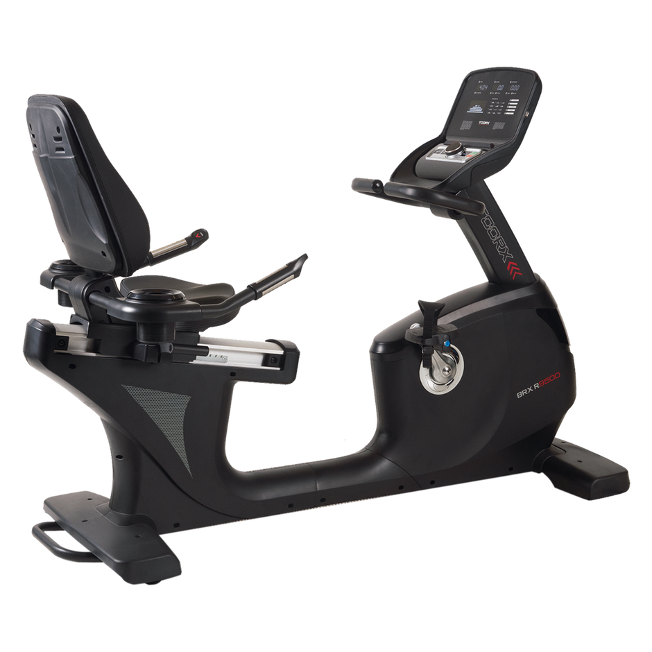Cyclette Recumbent Professionale BRX-R9500 Autoalimentata Toorx