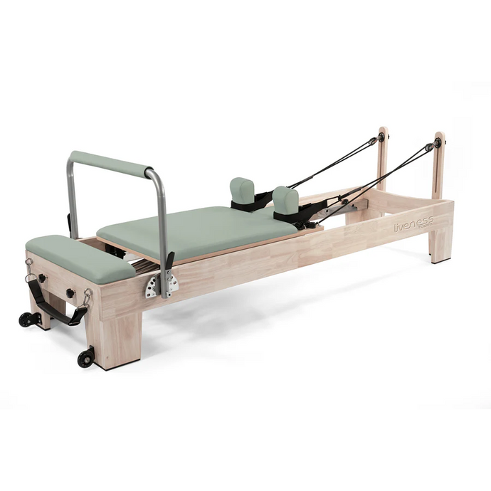 Reformer in Legno di Quercia Naturale PTX 5000 Green Tea Liveness