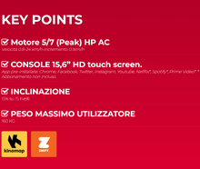 Carica l'immagine nel visualizzatore di Gallery, Tapis Roulant TRX-8500 EVO TFT App Ready 3.0 Toorx