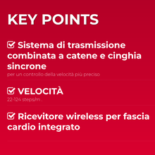 Carica l'immagine nel visualizzatore di Gallery, Stair Climber Professionale CLX 8000 Toorx