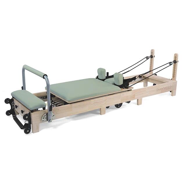 Reformer in Legno di Quercia Naturale Pieghevole Salvaspazio PTX 3000 Green Tea Liveness