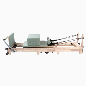 Reformer in Legno di Quercia Naturale Pieghevole Salvaspazio PTX 3000 Green Tea Liveness