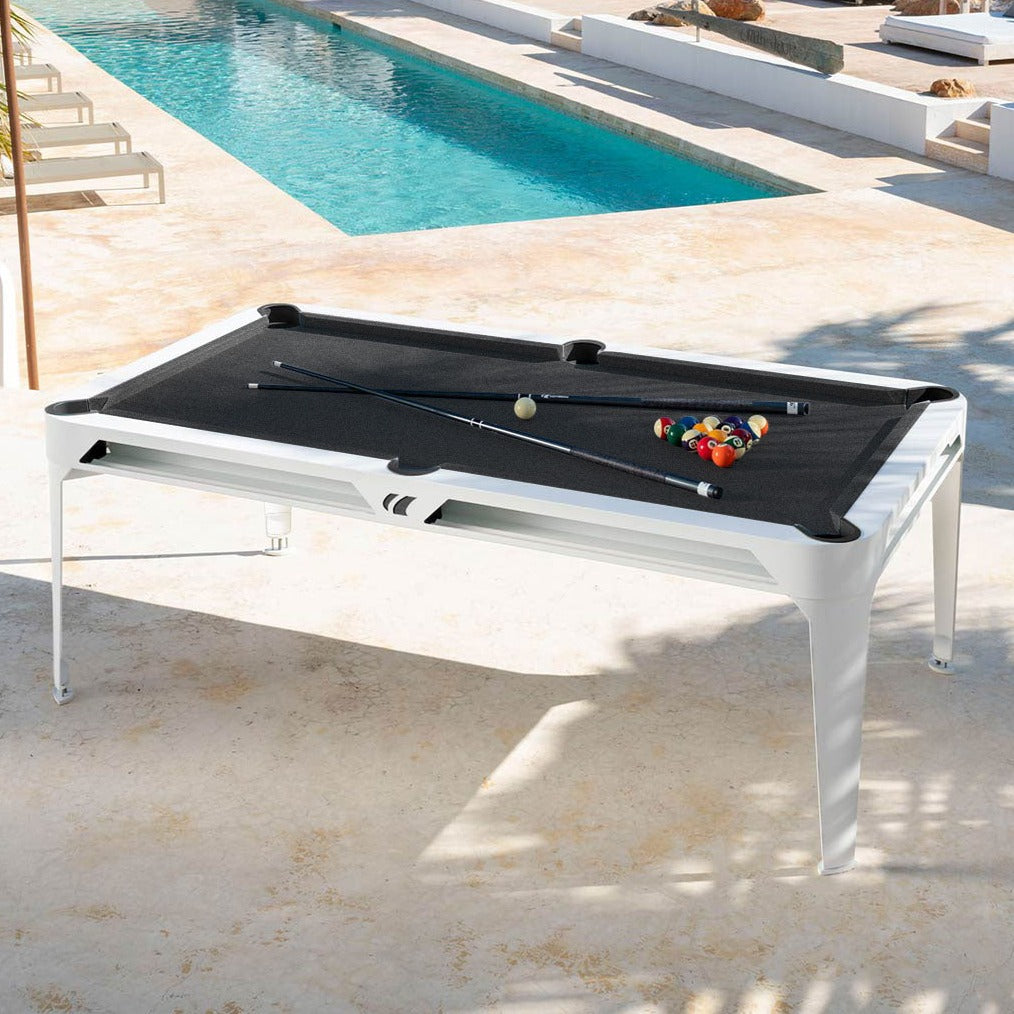 Pool Table Panno Da Tavolo Da Biliardo - Lana Pettinata E Nylon - Hoe Hotel 7/8/9 Biliardo Da Tavolo - Foto 4